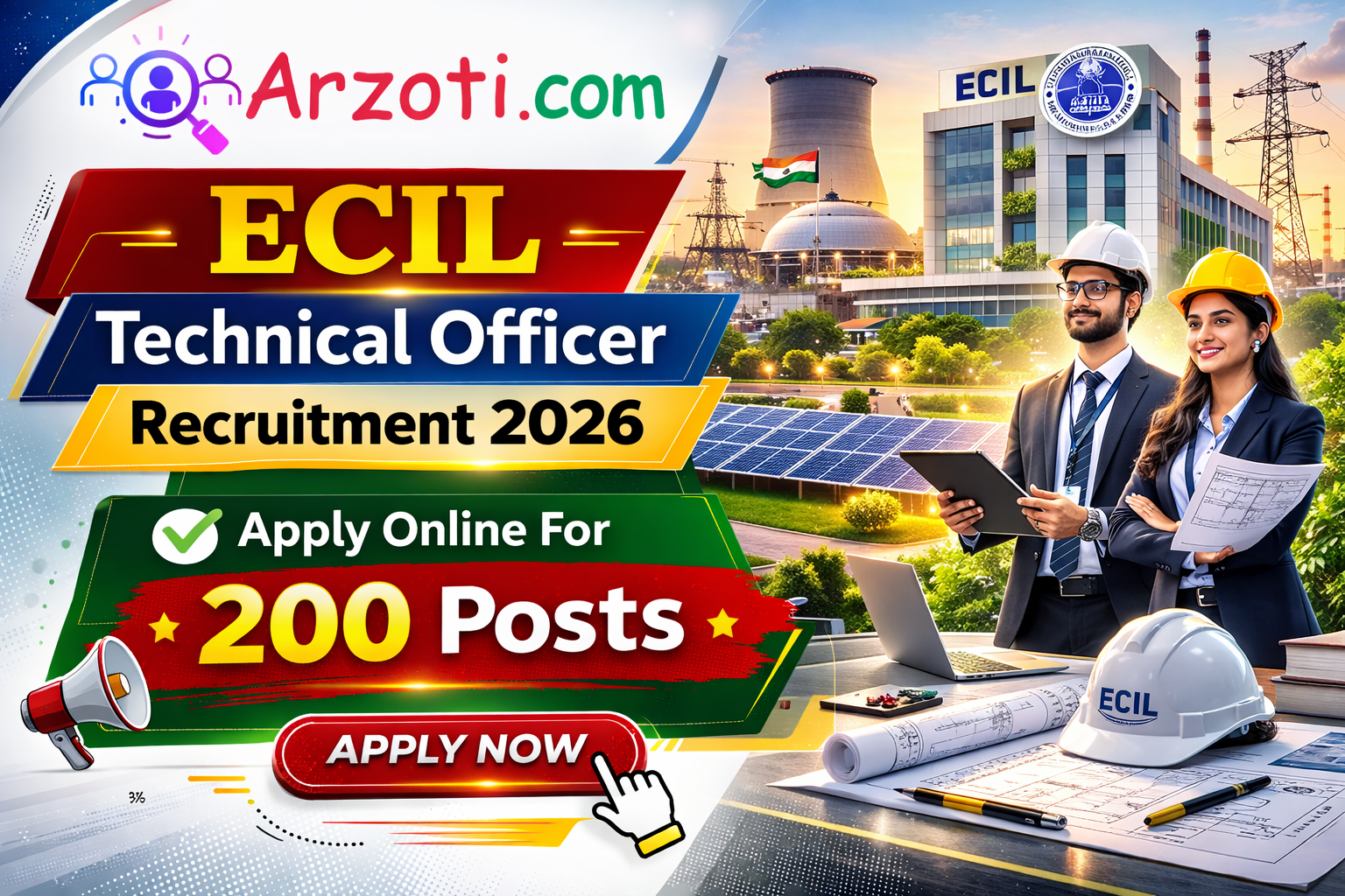 ECIL Technical Officer Recruitment 2026: Apply Online For 200 Posts